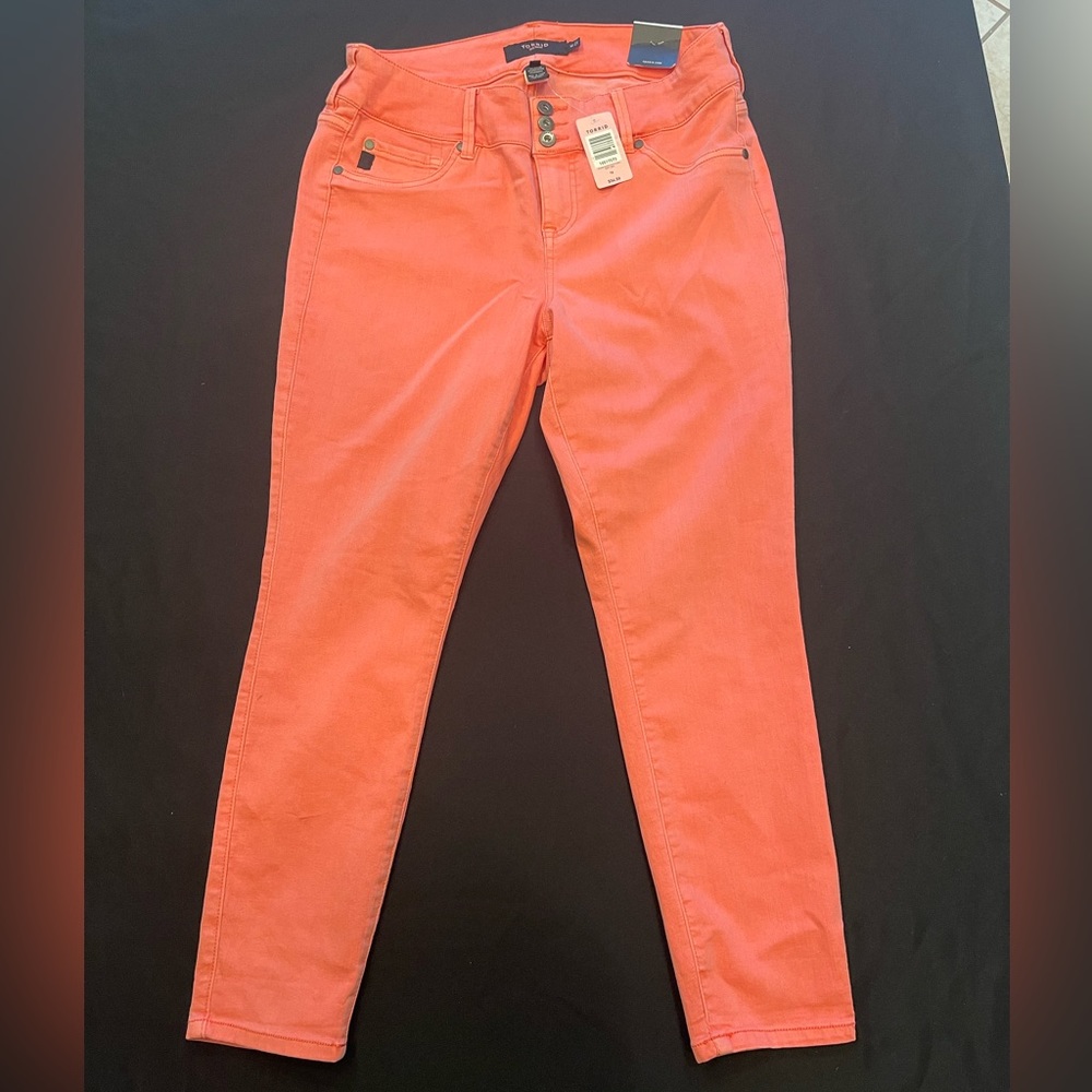 TORRID Neon Pink Jegging Size 16 NWT